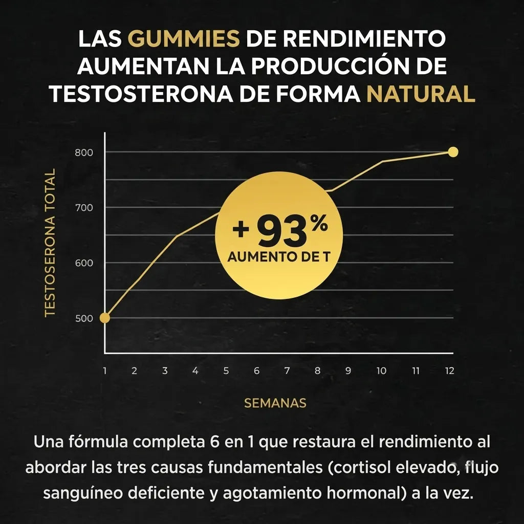 TITAN PEAK GUMMIES DE RENDIMIENTO — SOPORTE 6 EN 1 PARA HOMBRES