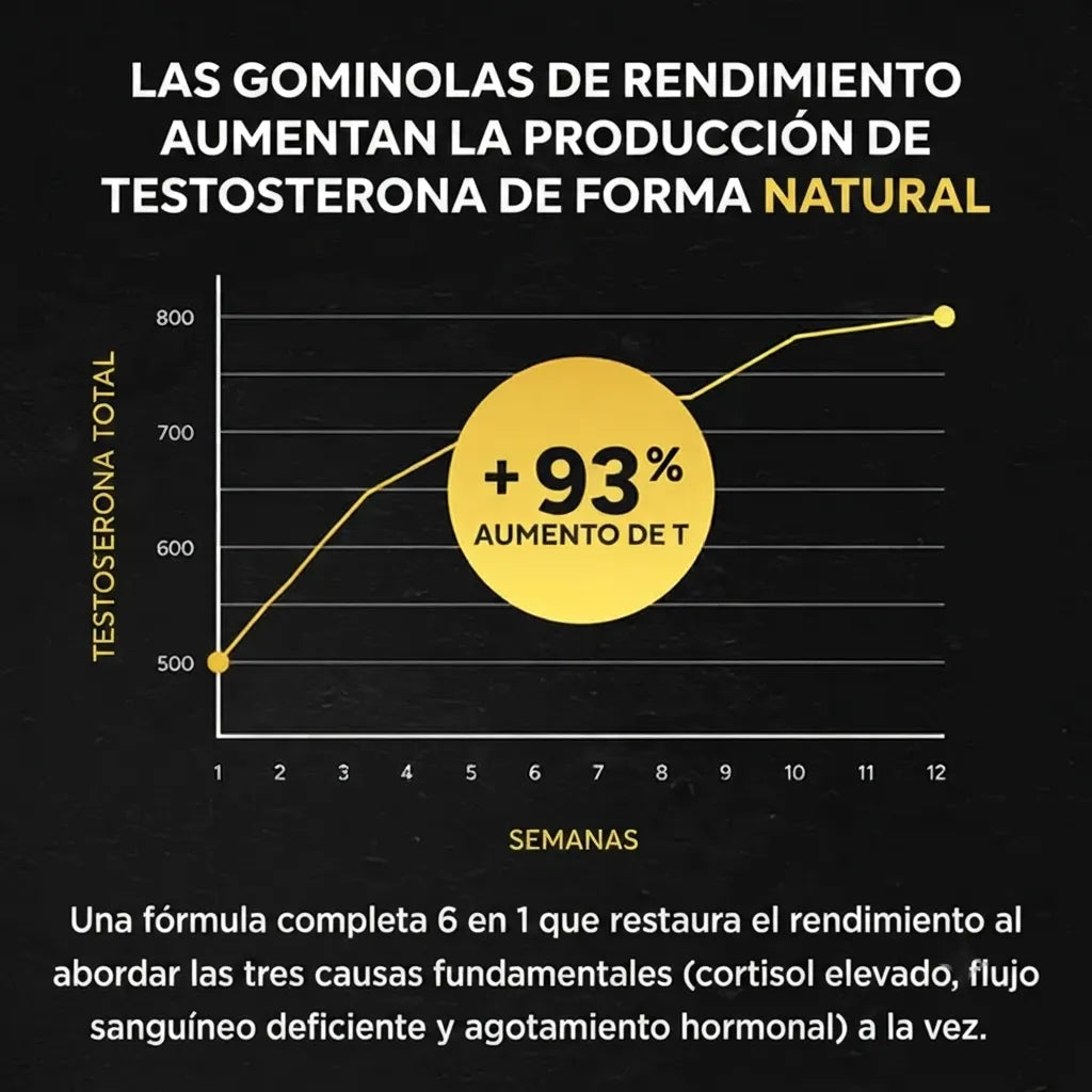TITAN PEAK GOMITAS DE RENDIMIENTO — SOPORTE 6 EN 1 PARA HOMBRES